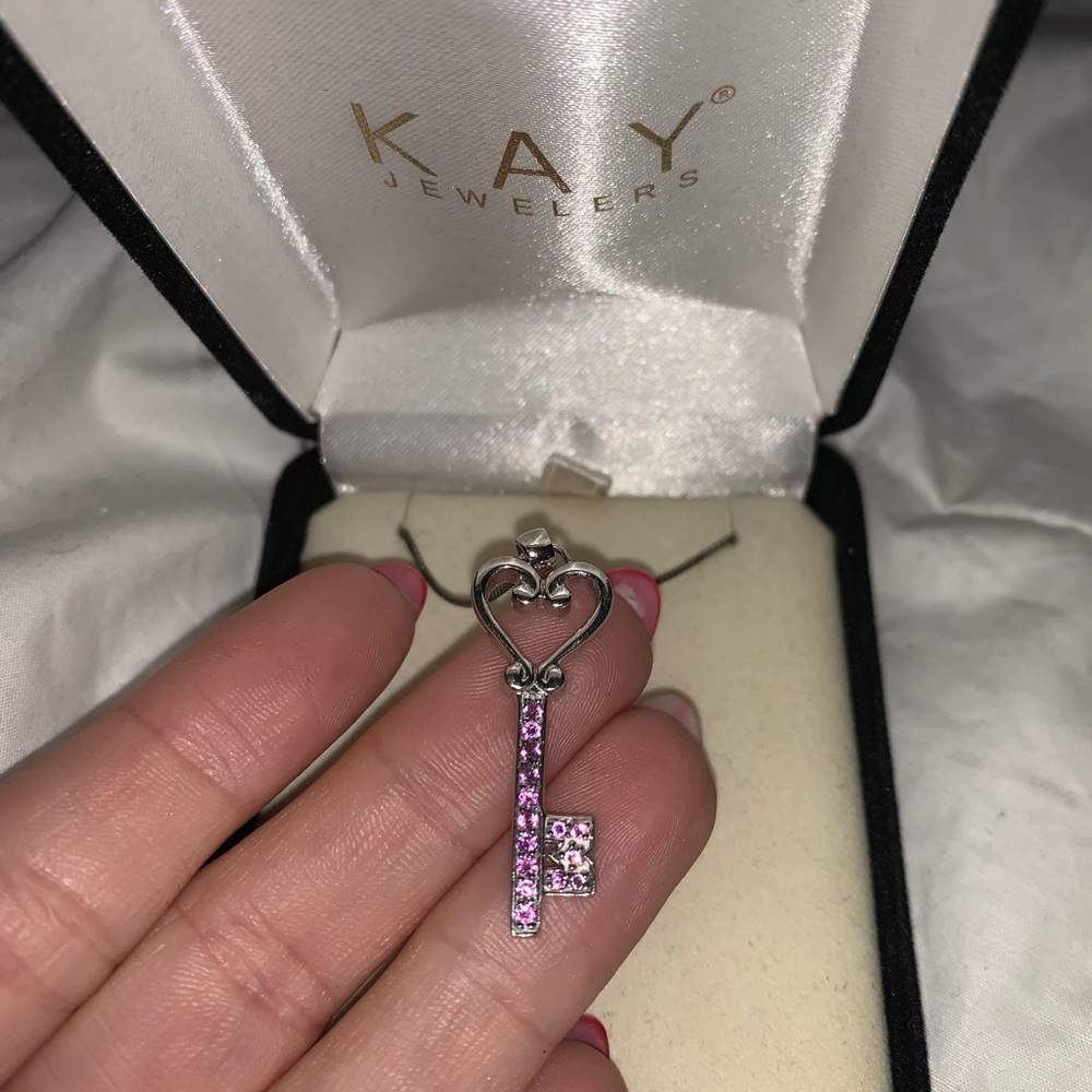 Heart key pendant necklace- KAY JEWELERS